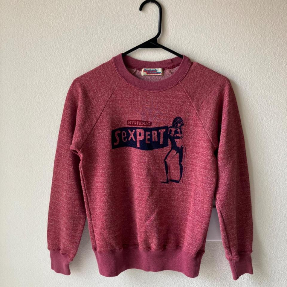 vintage hysteric glamour sexpert sparkly sweatshirt.... - Depop