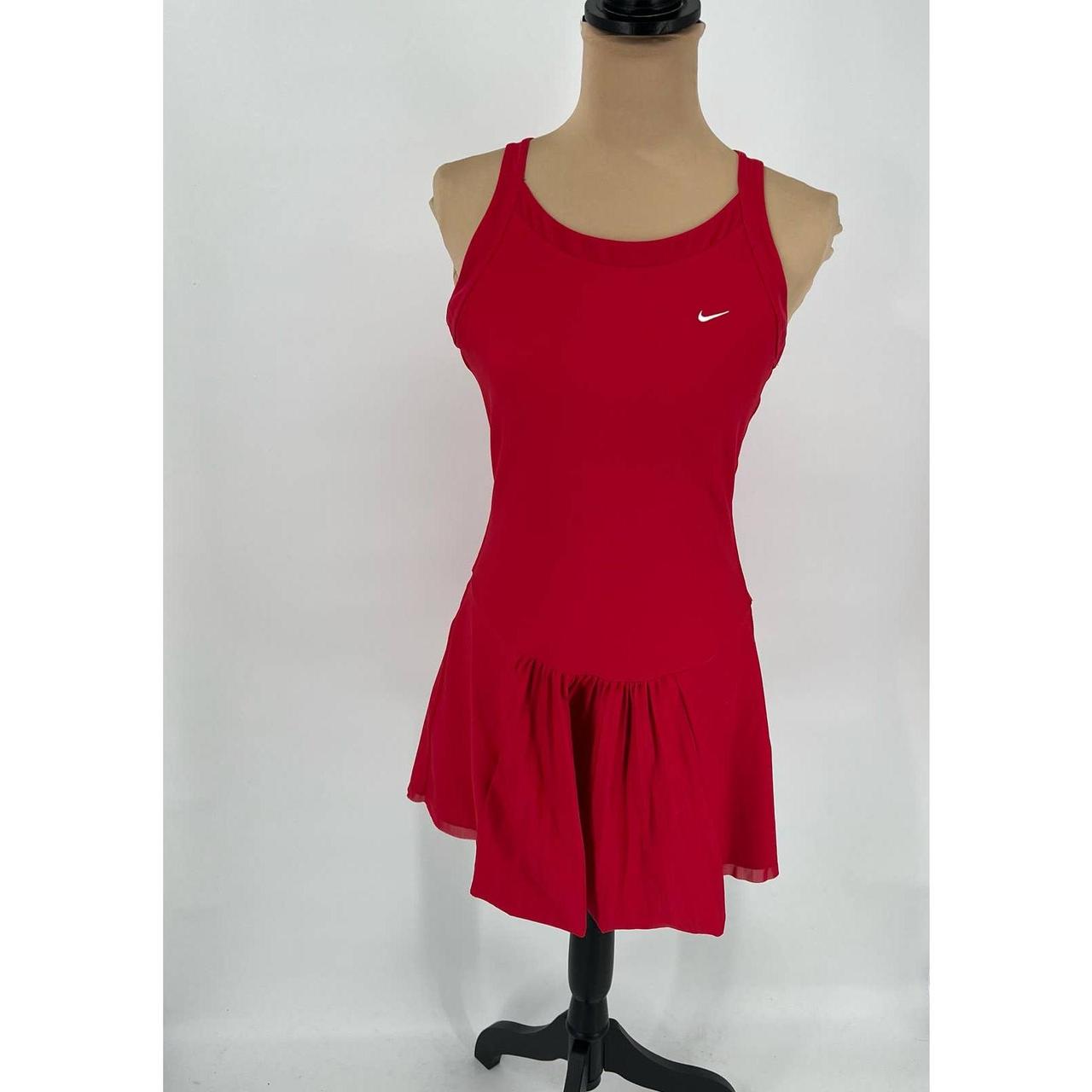 womens red nike dress