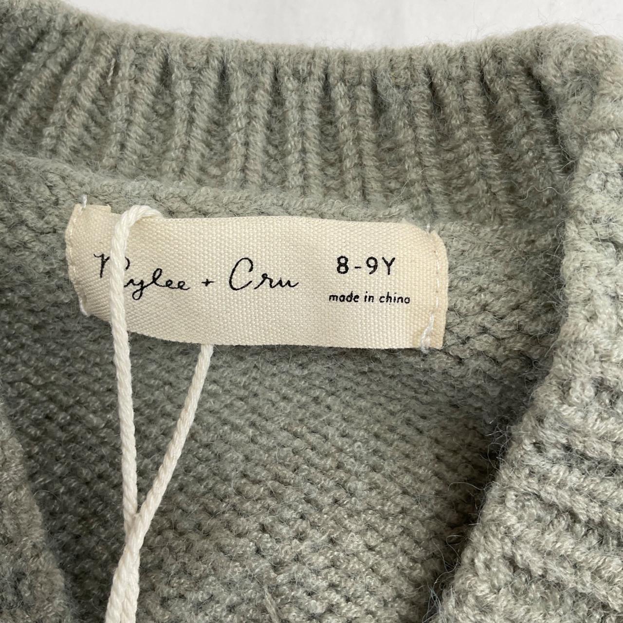 NWT Rylee Cru flounce cardigan mint blue fog sweater... - Depop