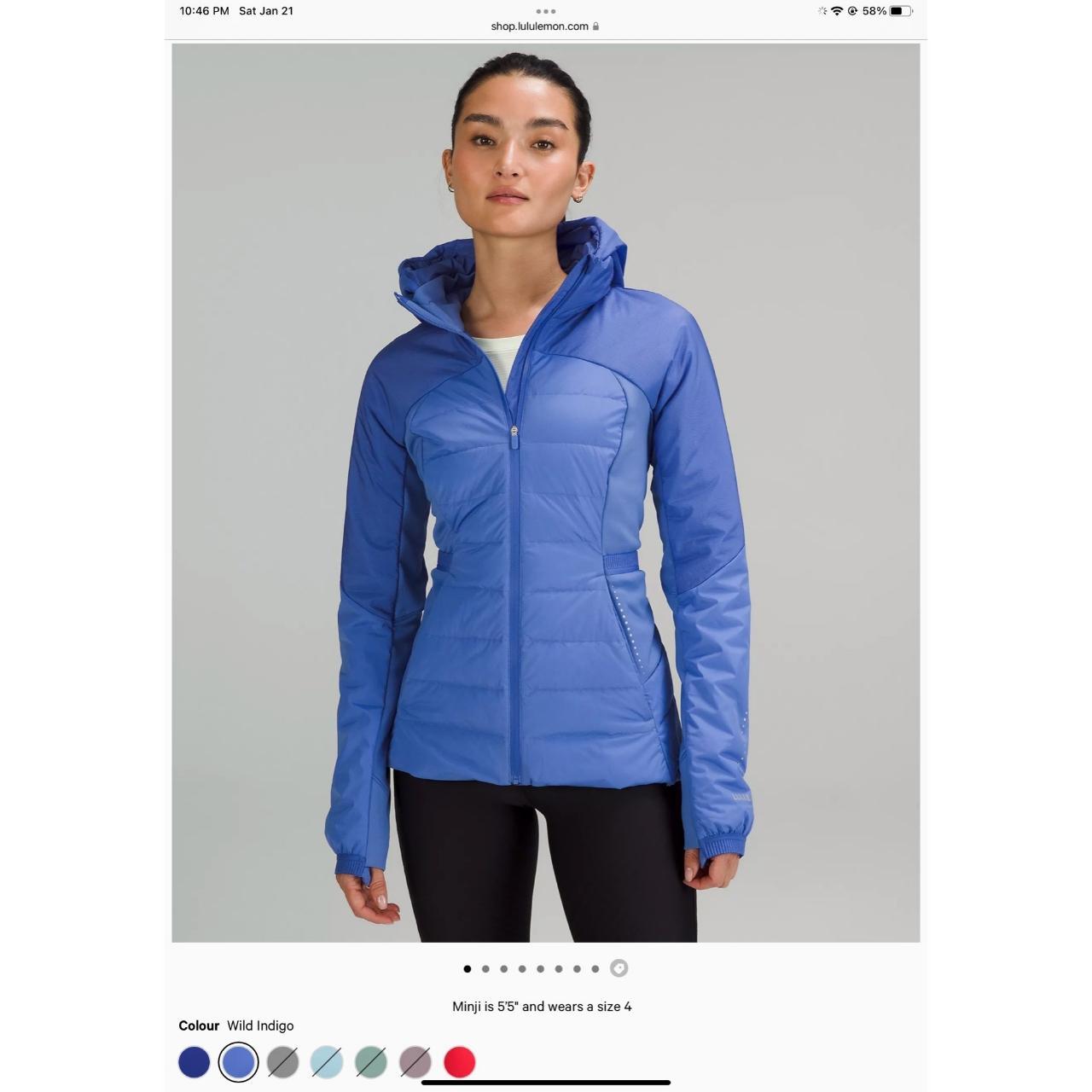 Lululemon Running Down for It All Jacket