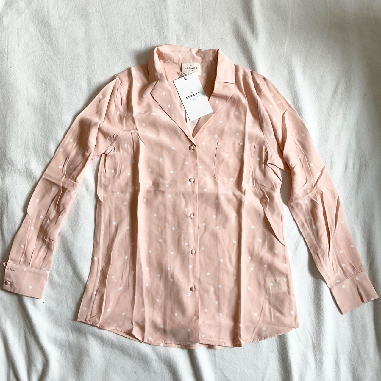Florence Shirt - Printed Flowers From Japan - Cotton - Sézane