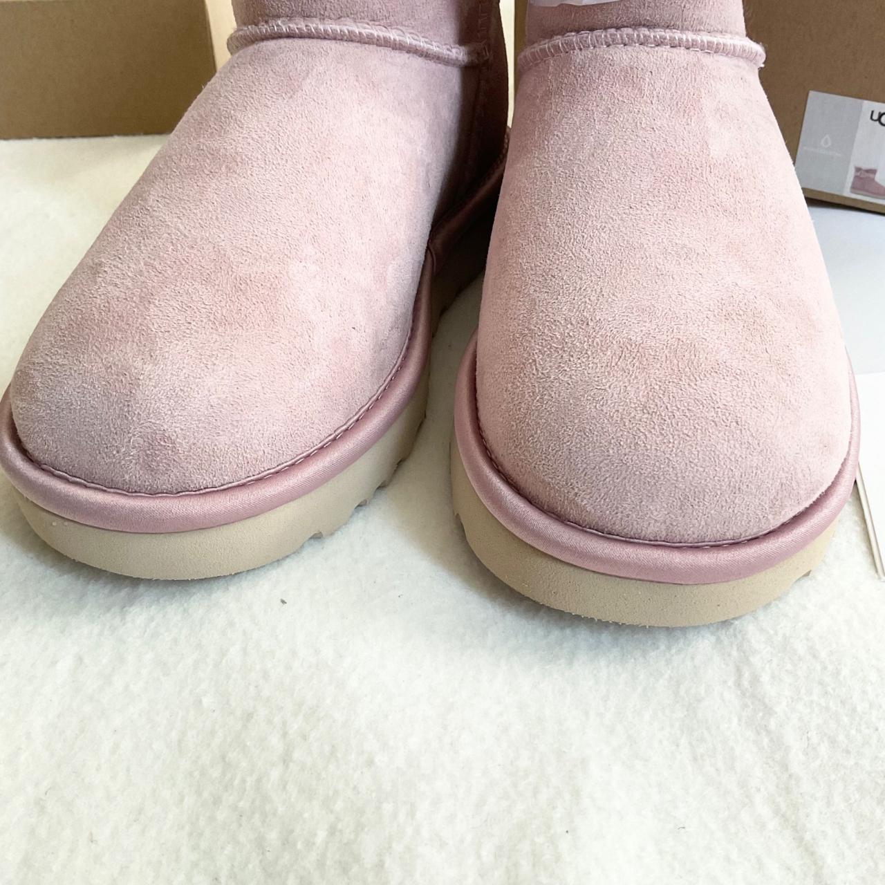 NWB Ugg Women s Mini Side Brooch pink crystal Size Depop