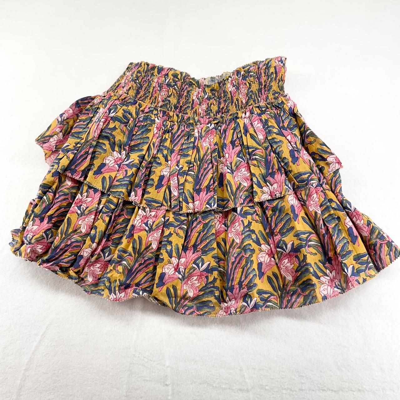 NWT Louise Misha Roumia Skirt on sale Honey Flower multicolor cotton 8y