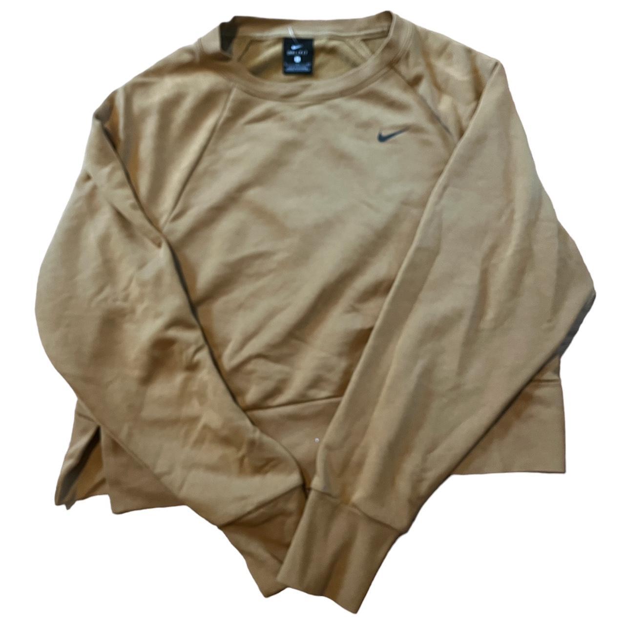 nike tan sweater