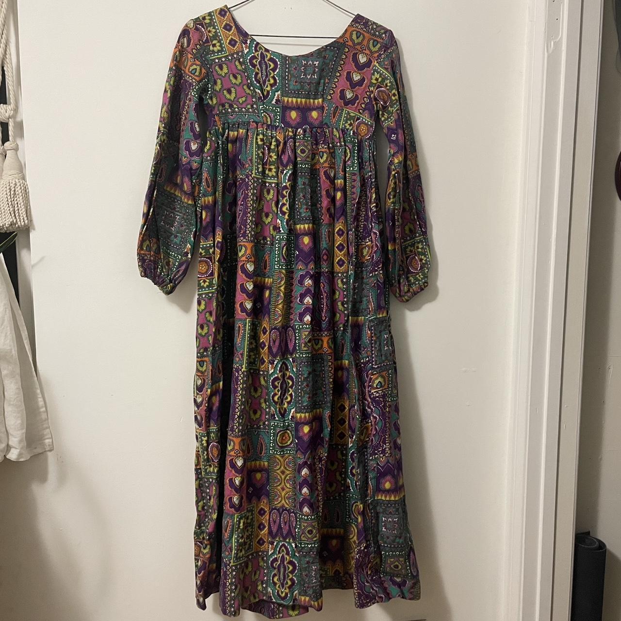 Empire Waist Peasant Dress