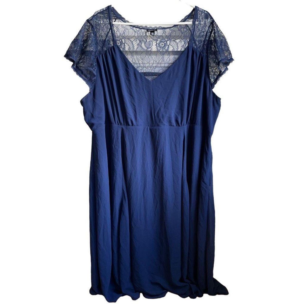 Torrid navy fashion blue lace dress