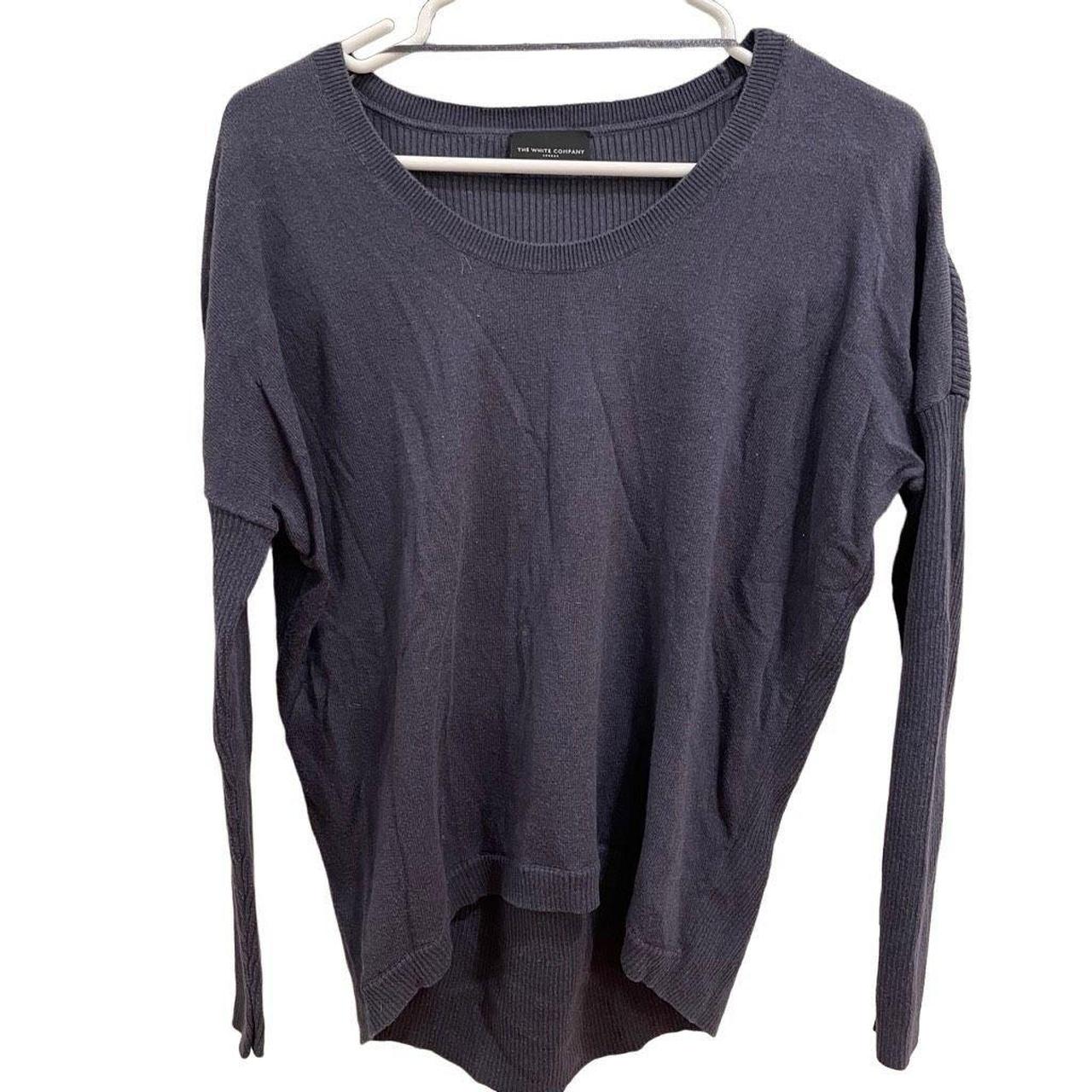 White company grey top jumper