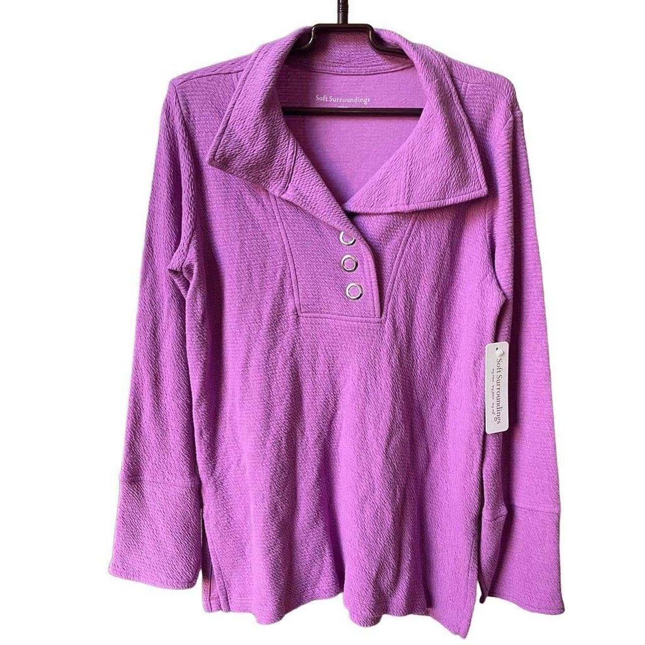 Soft Surroundings Purple outlet Iris Sweater PXL