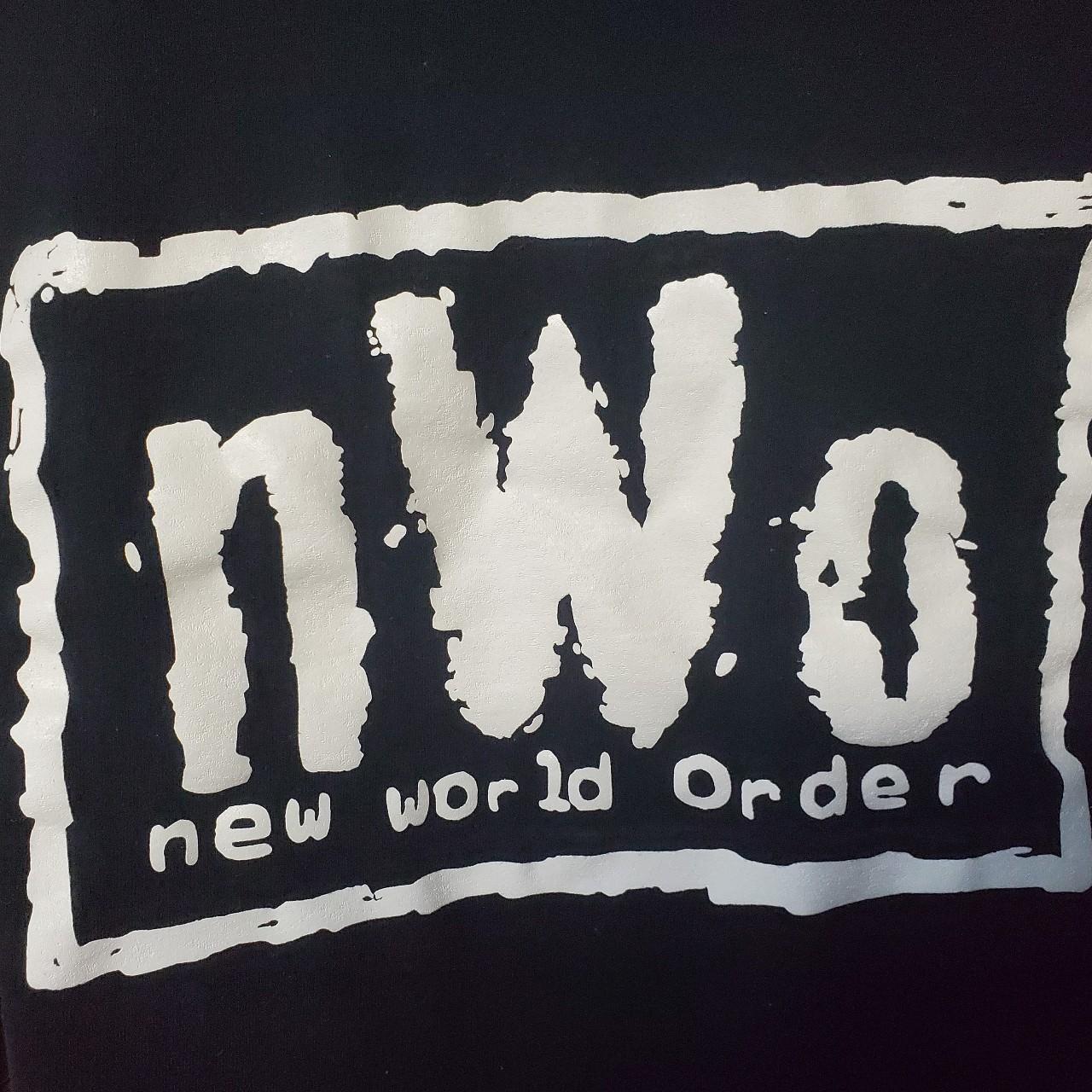 Vintage WCW NWO New World Order Shirt Gildan Tag | Depop