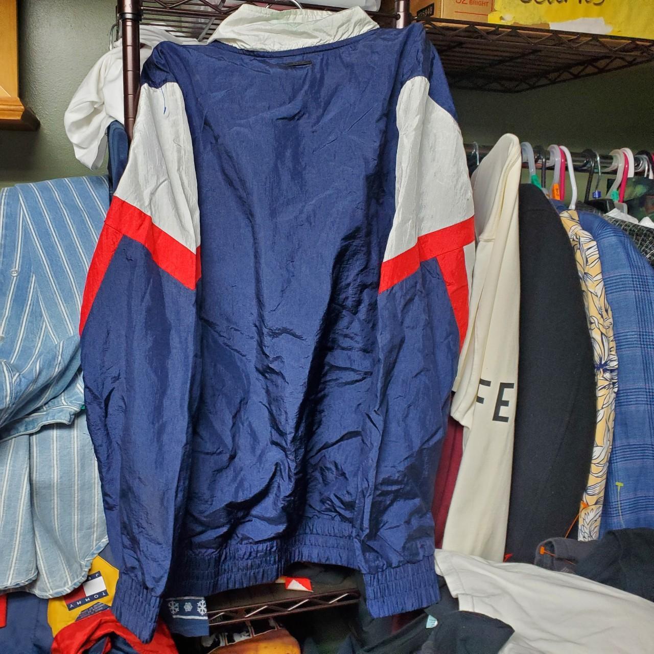 ダウンジャケット UMBRO::Velocity piping color block padded jacket:90[RESALE] Active Stuff Vintage Hip Hop Color Block Bomber Wind Jacket