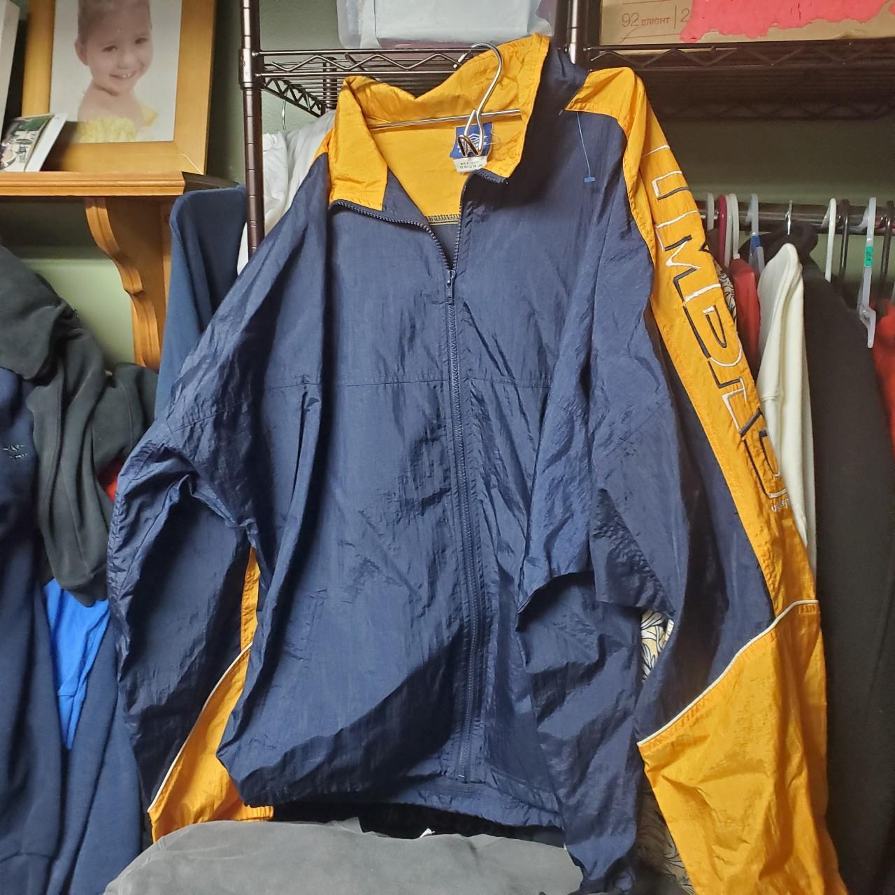 ダウンジャケット UMBRO::Velocity piping color block padded jacket:90[RESALE] Umbro Diamond Cut Vintage 90 s Women s Windbreaker Jacket
