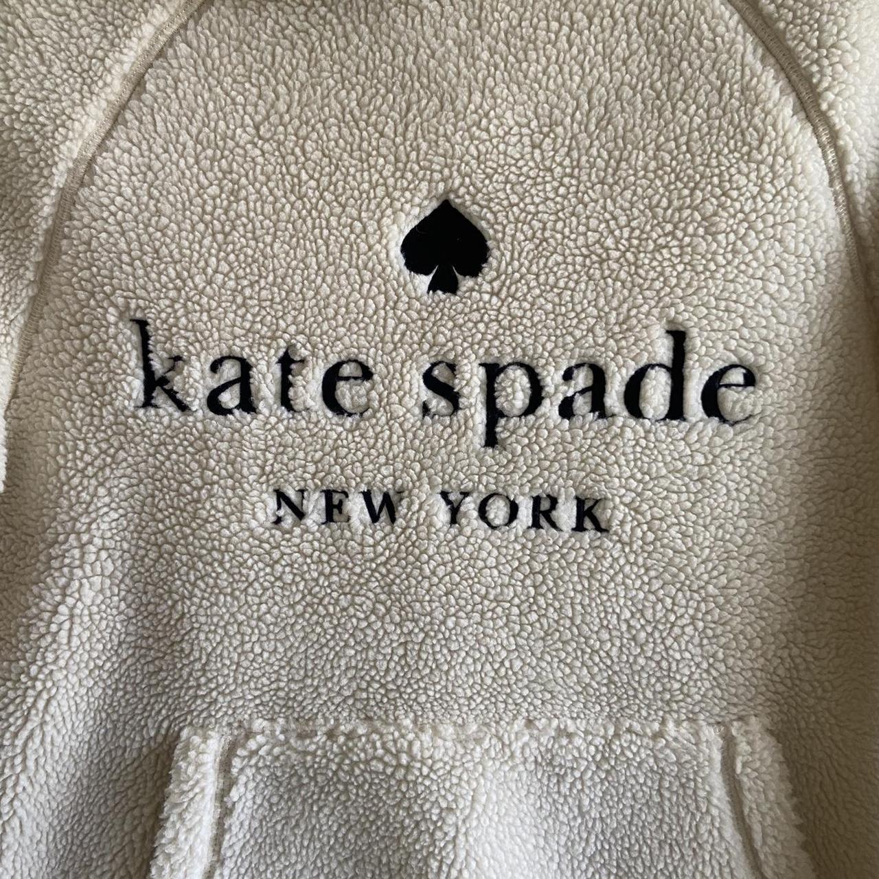 Kate spade logo deals sherpa hoodie