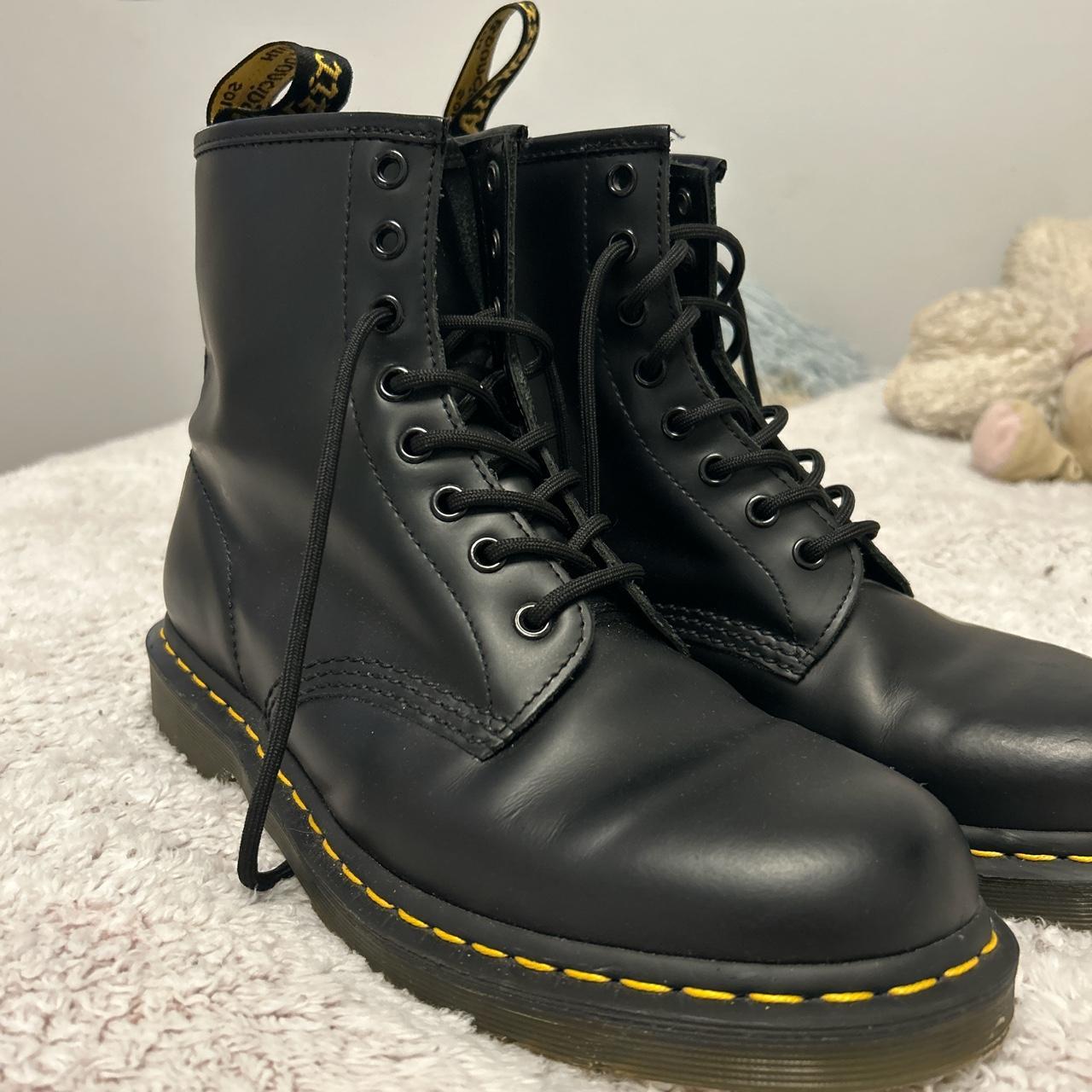 brand new doc martins worn only once selling because... - Depop