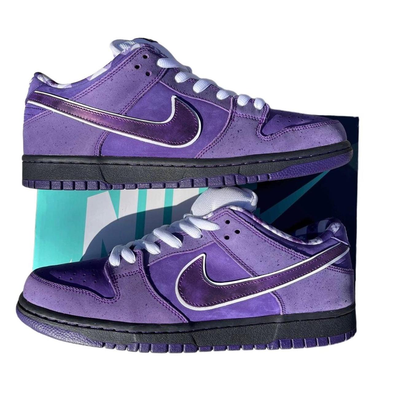 Nike SB Dunk Low Concepts Purple Lobster Size... - Depop