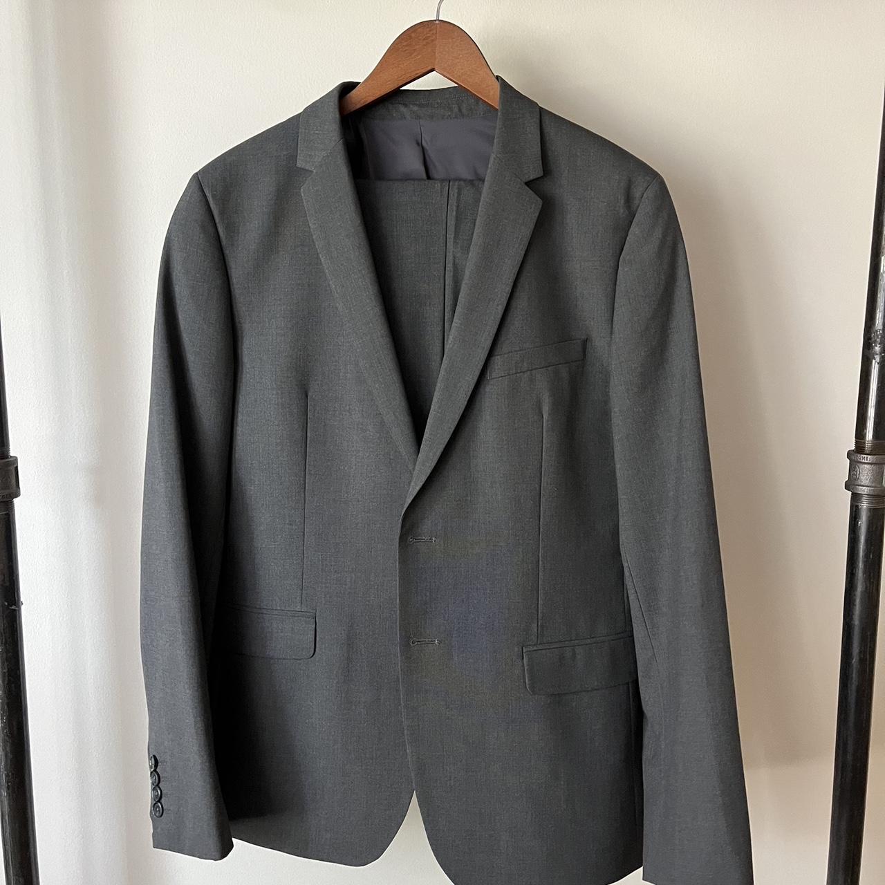 Calvin Klein Men's Grey Suit | Depop