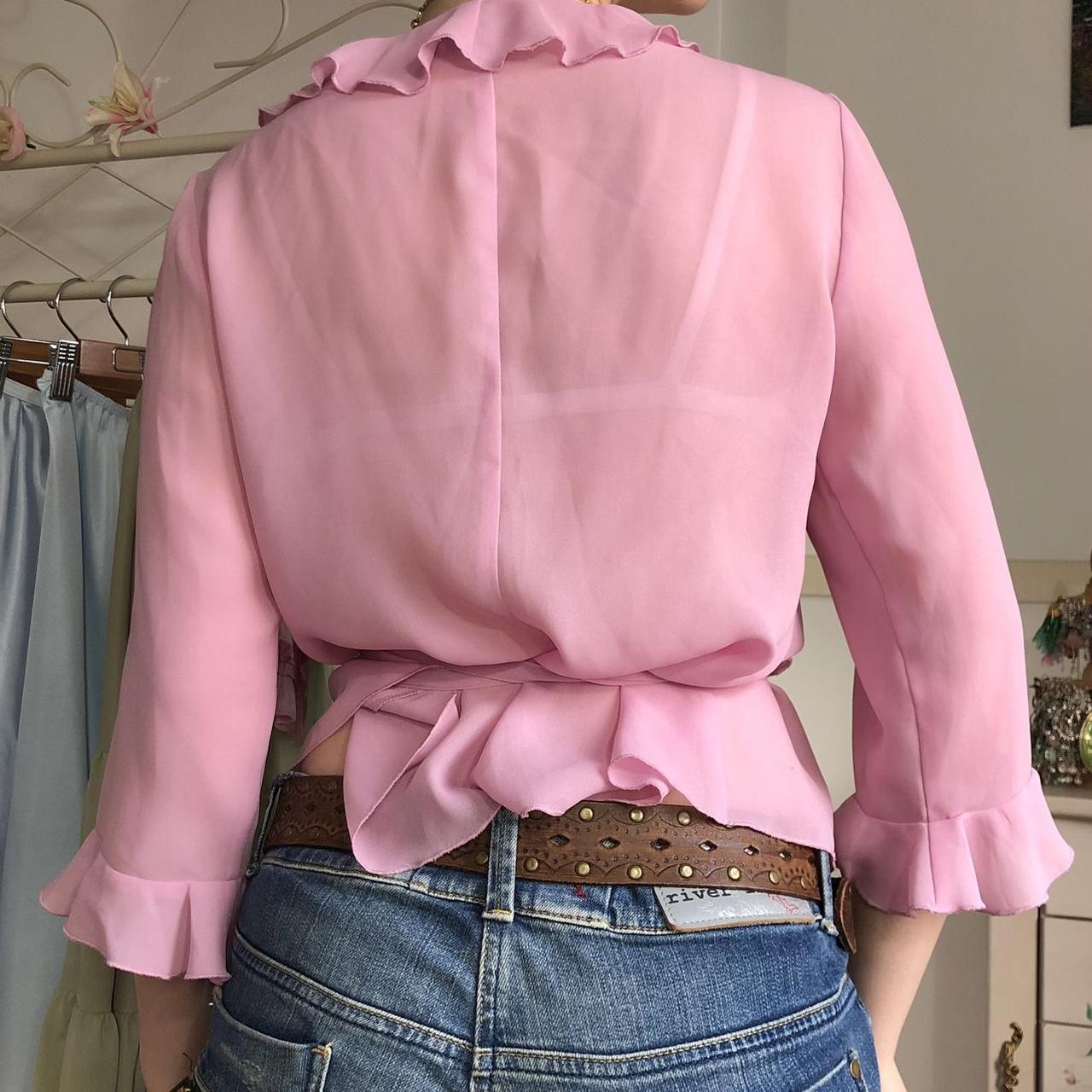 Kaleidoscope Women's Pink Blouse | Depop