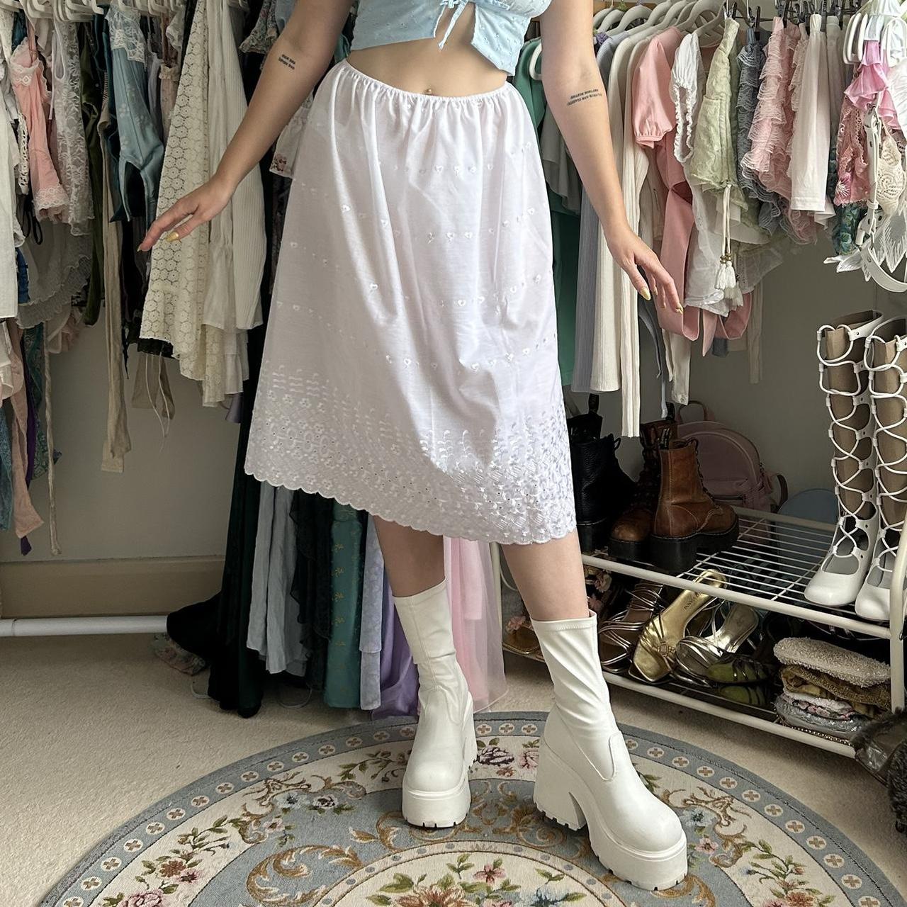 Vintage lingerie half slip skirt petticoat. Perfect... - Depop