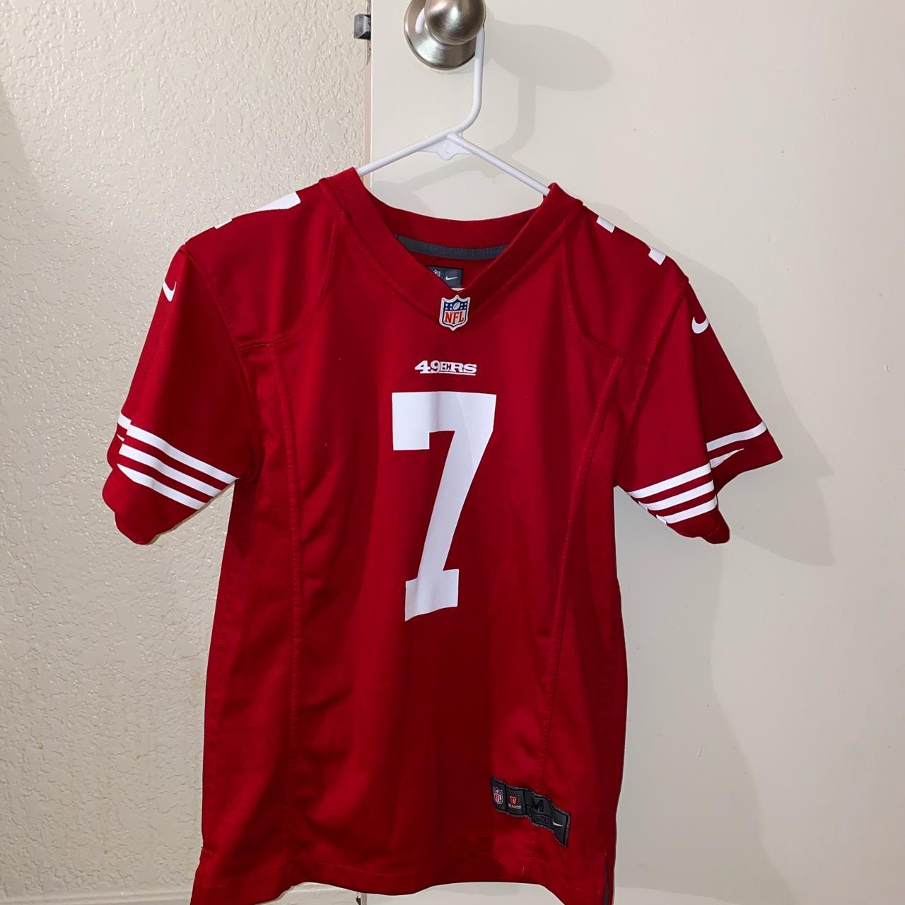 San Francisco 49ers Kaepernick jersey, size youth - Depop