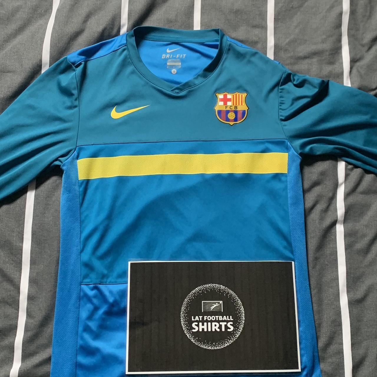 Barcelona FC- Pre match Shirt - 2011/12- S/M-... - Depop