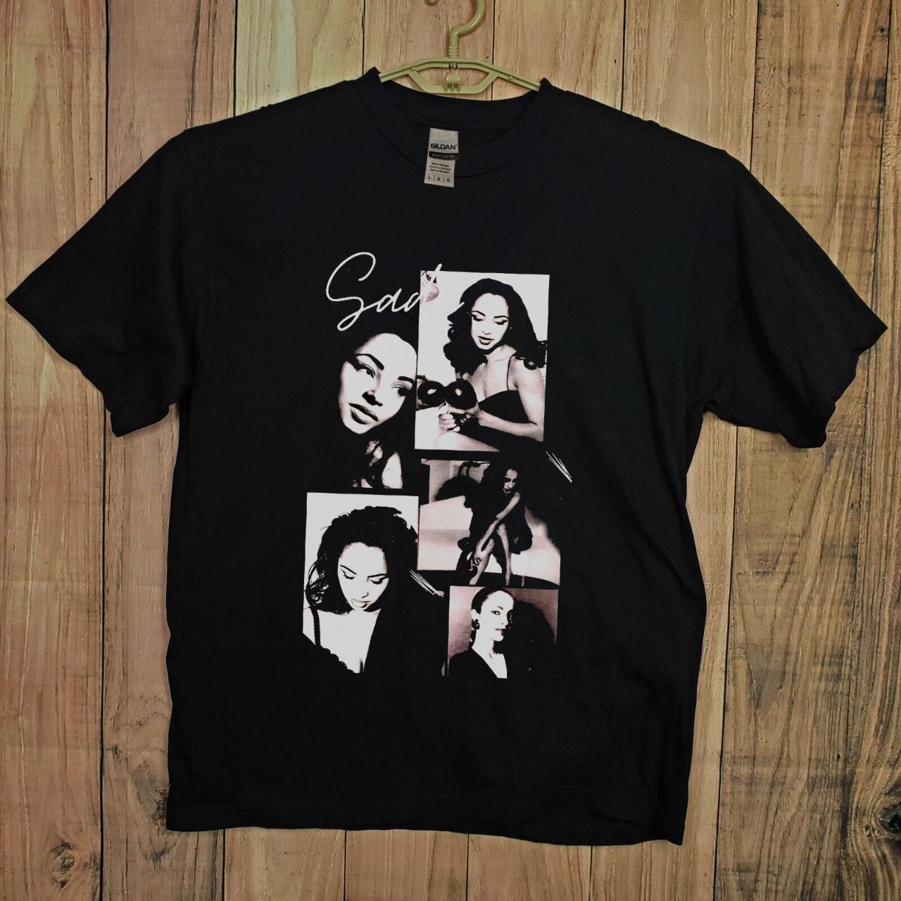 Sade Retro Graphic Black Shirt Gildan Heavy... - Depop