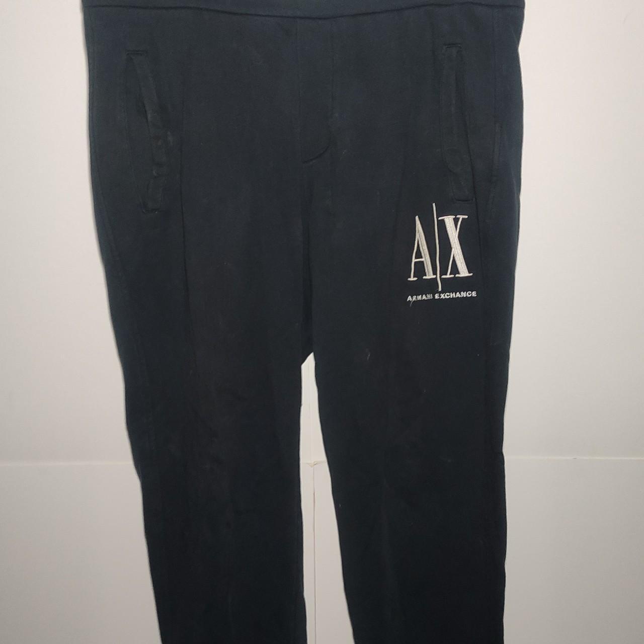 Armani Exchange Icon Period Joggers Navy Size M Depop