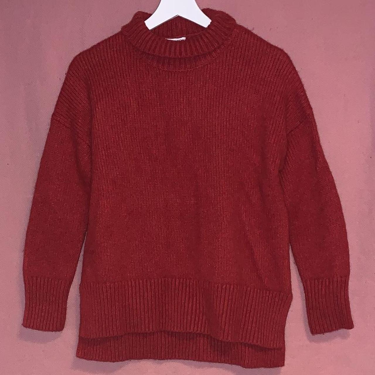 WITCHERY cute burgundy red knitted long