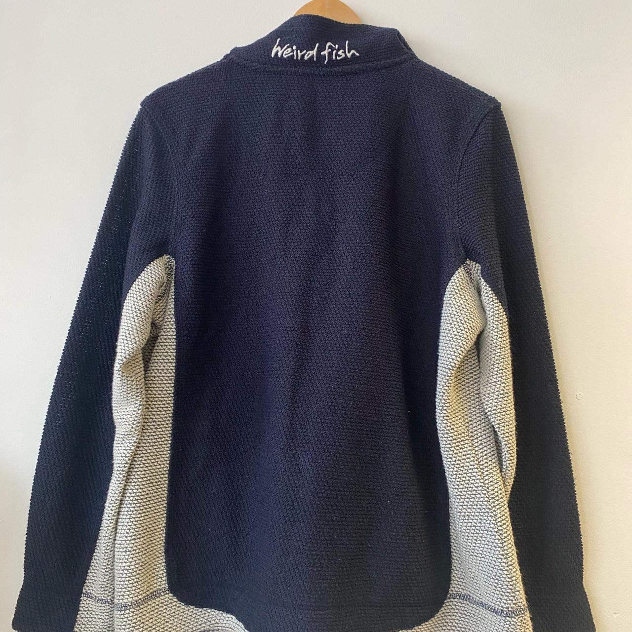 Weird Fish navy jumper size 16 Pre-loved and in... - Depop