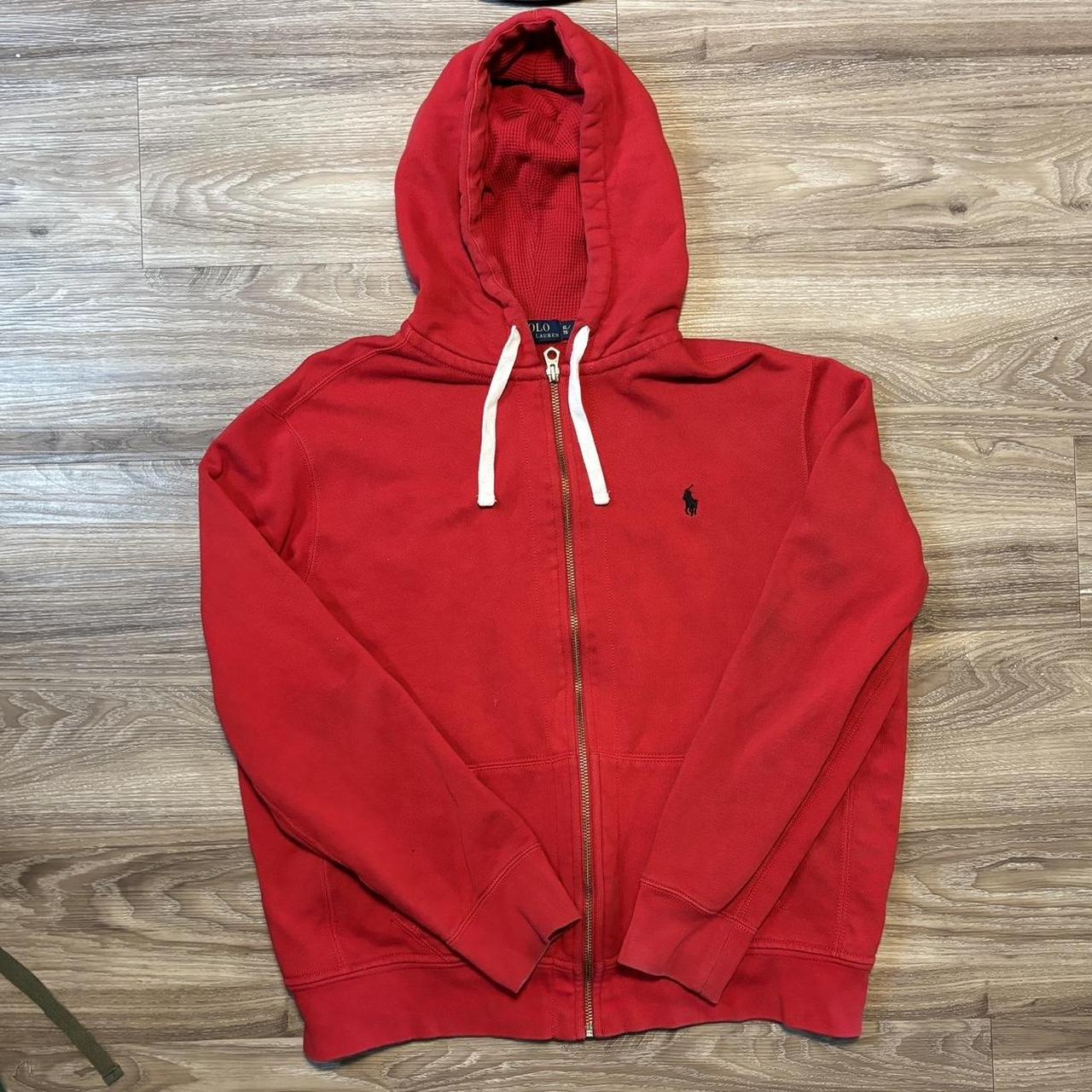 Polo zip up jacket fits like large - Depop