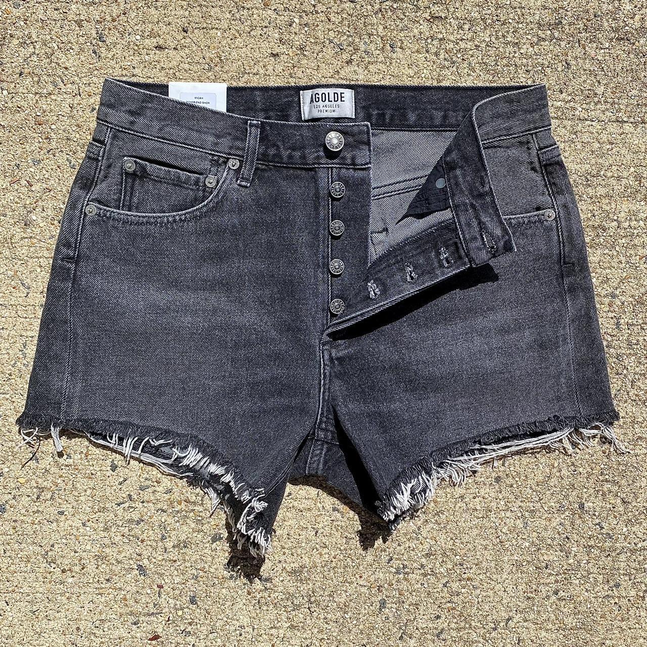 BRAND NEW WITH TAGS BLACK AGOLDE SHORTS micah