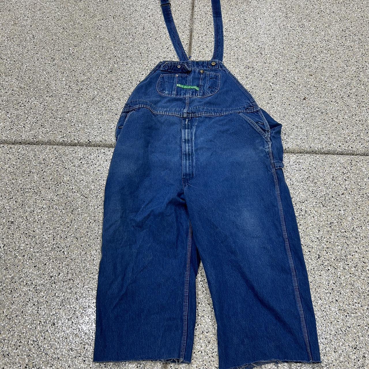 SUPER BAGGY OVERALLS these are so dope worn a couple... - Depop