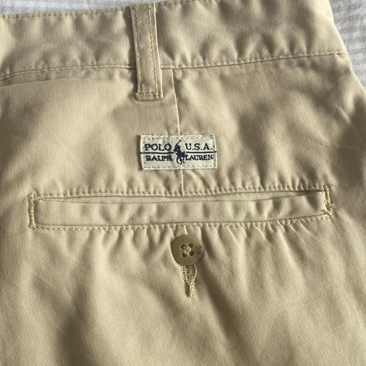 Polo Ralph Lauren Men's Cream Trousers | Depop