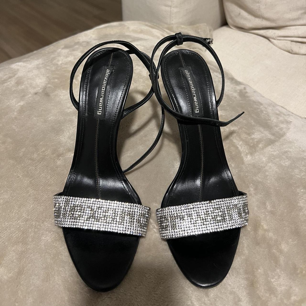 ALEXANDER WANG RHINESTONE HEELS SIZE 38 A few