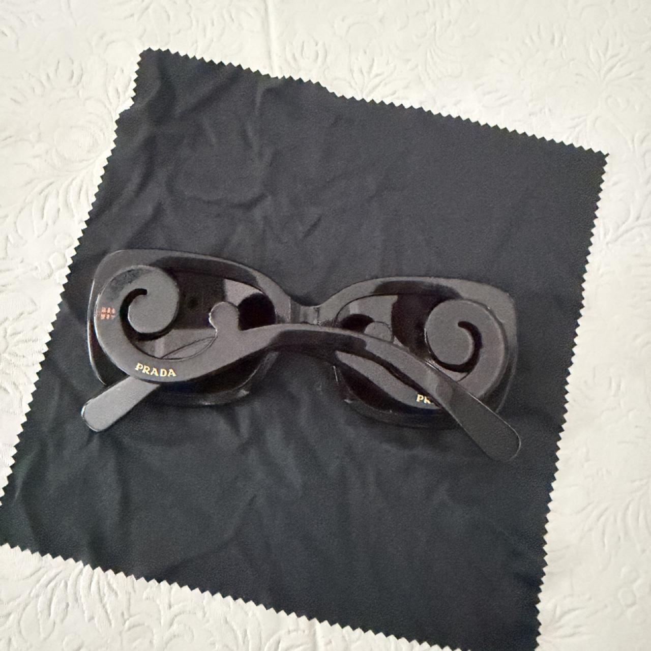 Prada women's brown and black sunglasses