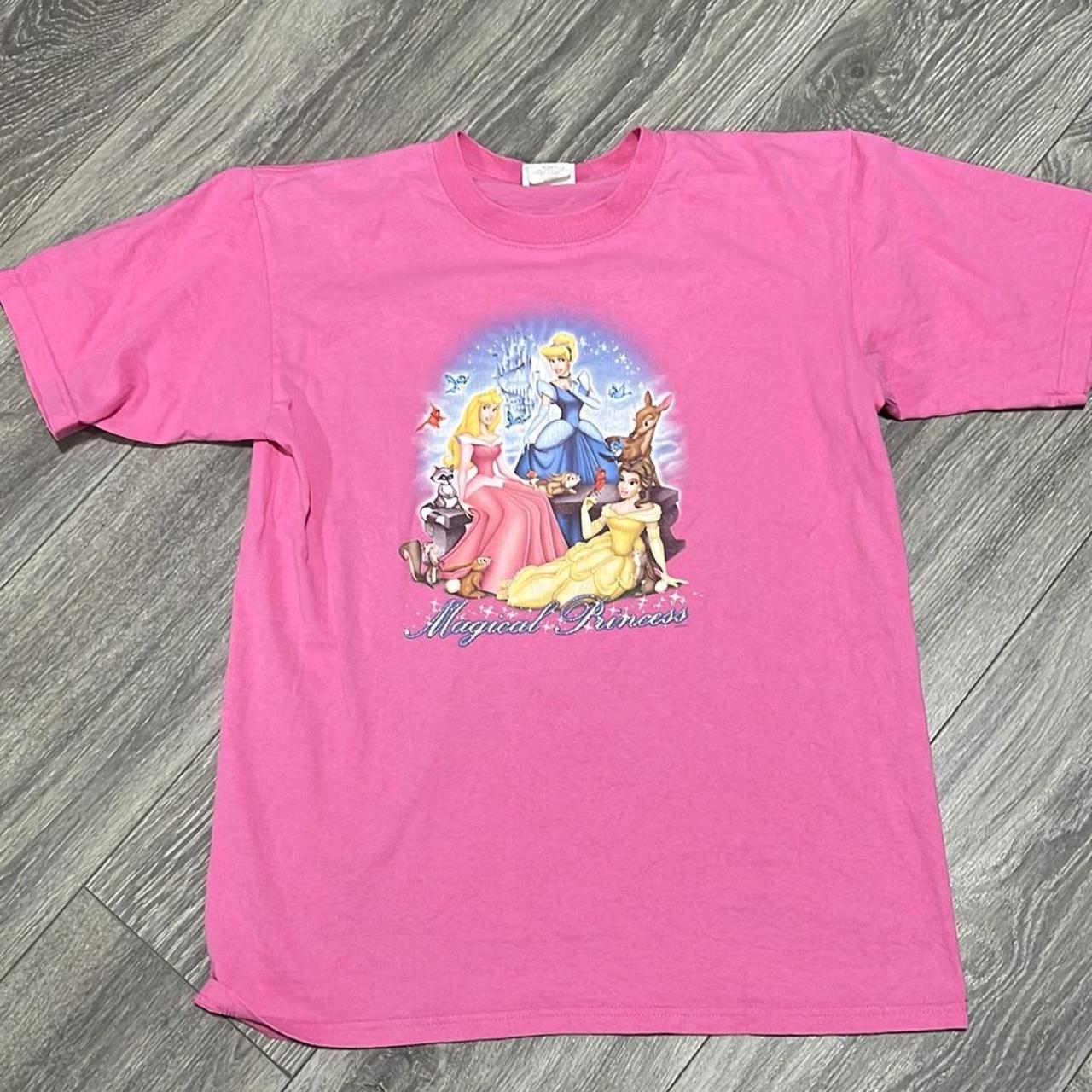 Disney Men's Pink Tshirt Depop