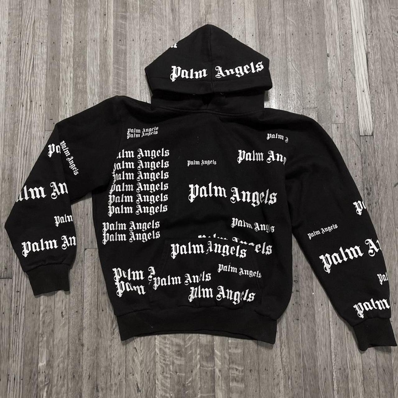 palm angels hoodie womens size L - Depop