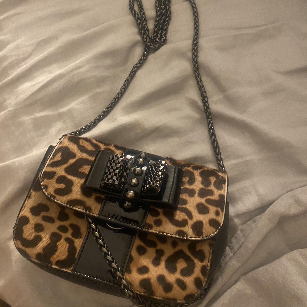 Christian louboutin leopard sweet charity bag. This Depop