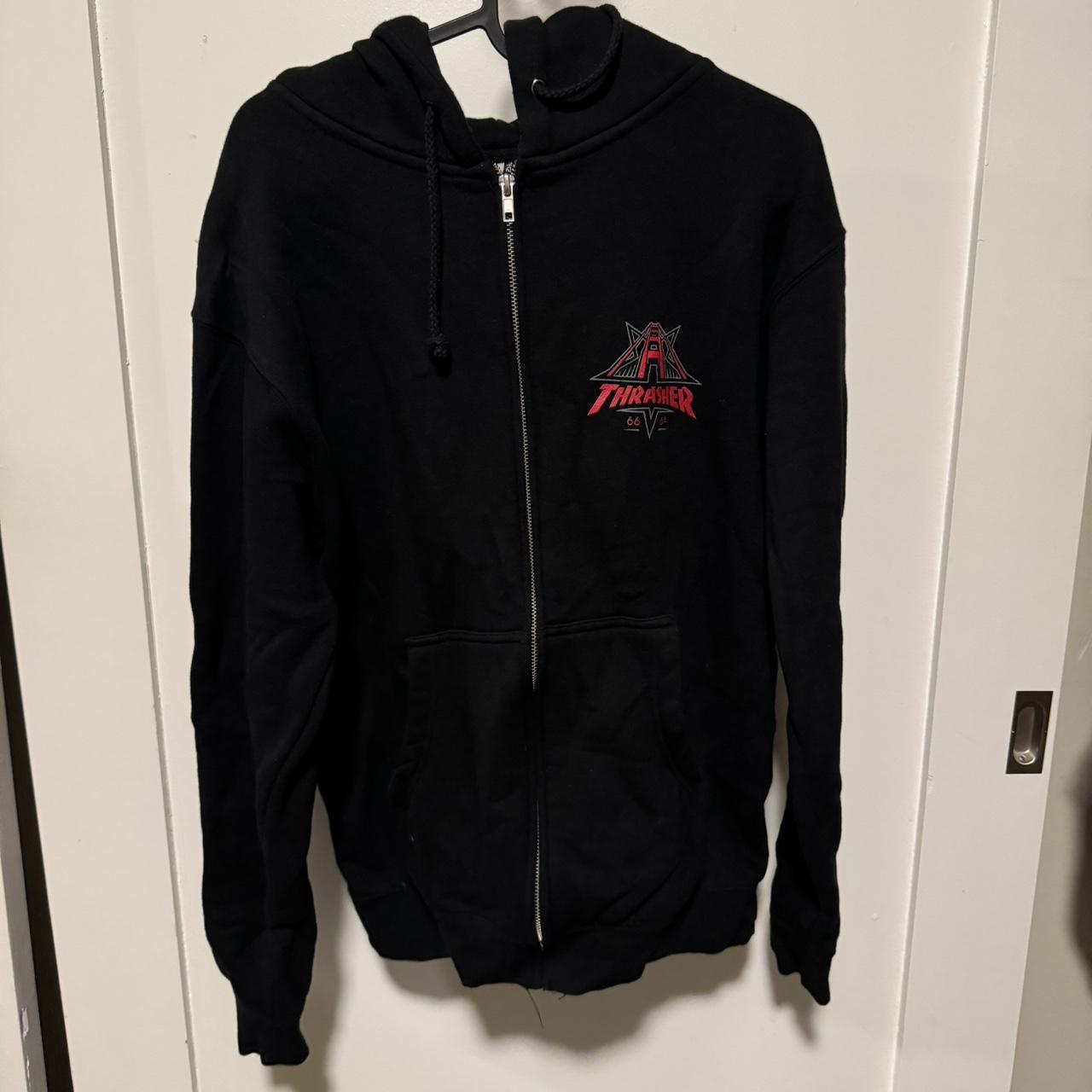 666 thrasher hoodie best sale