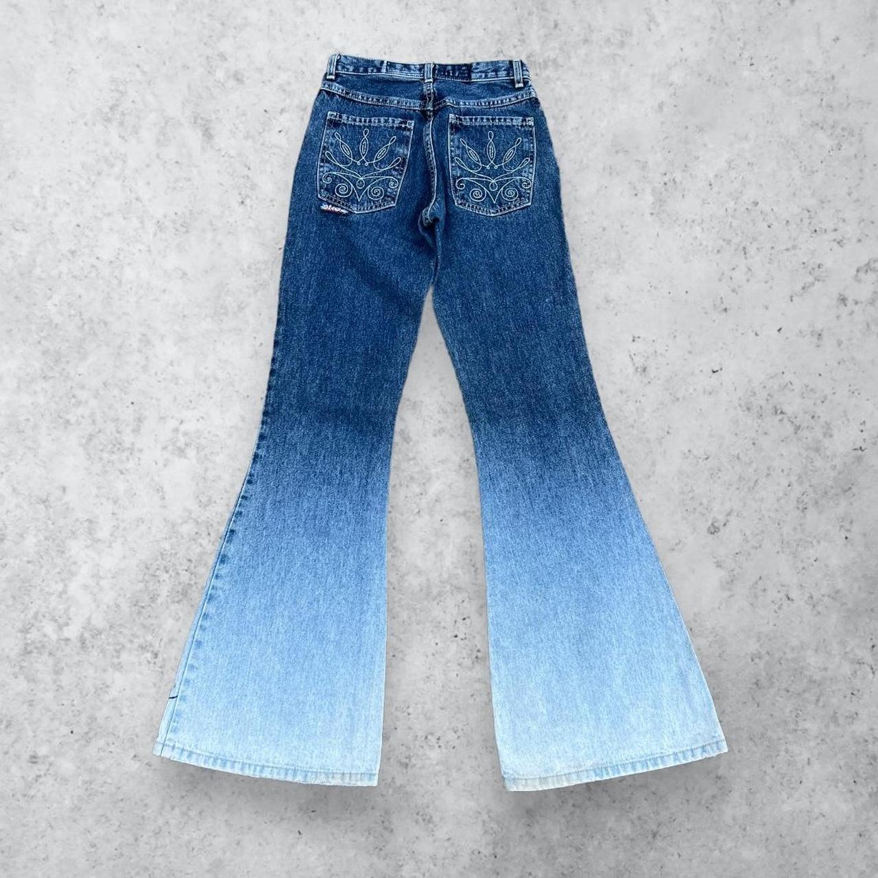 vintage y2k womens Jnco Jeans girlie stuff flare | Depop