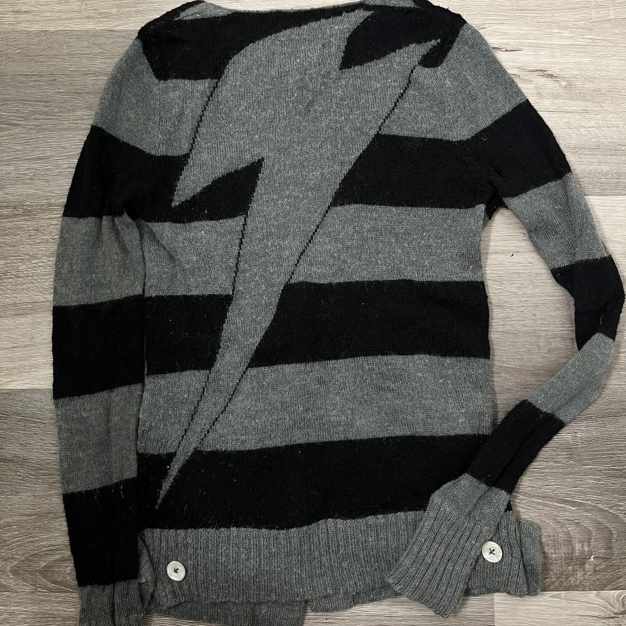 Vintage Obey lightning bolt cardigan! Sleeves are... Depop