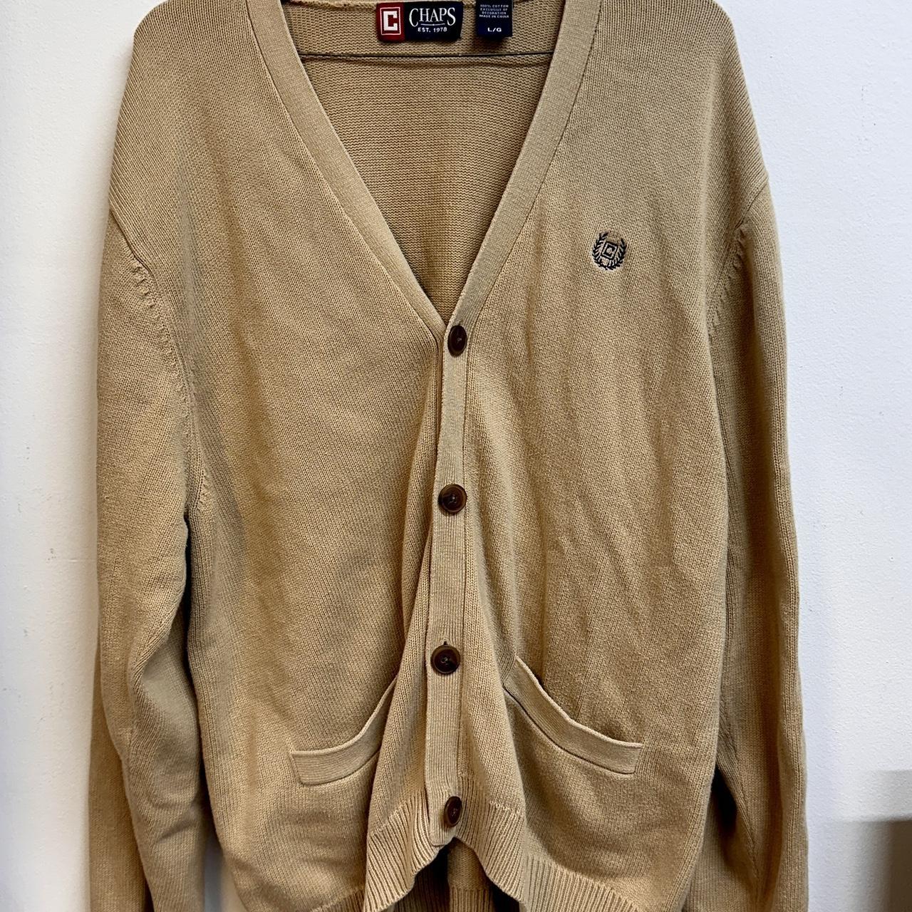 Chaps V Neck Cardigan sweater in good condition as