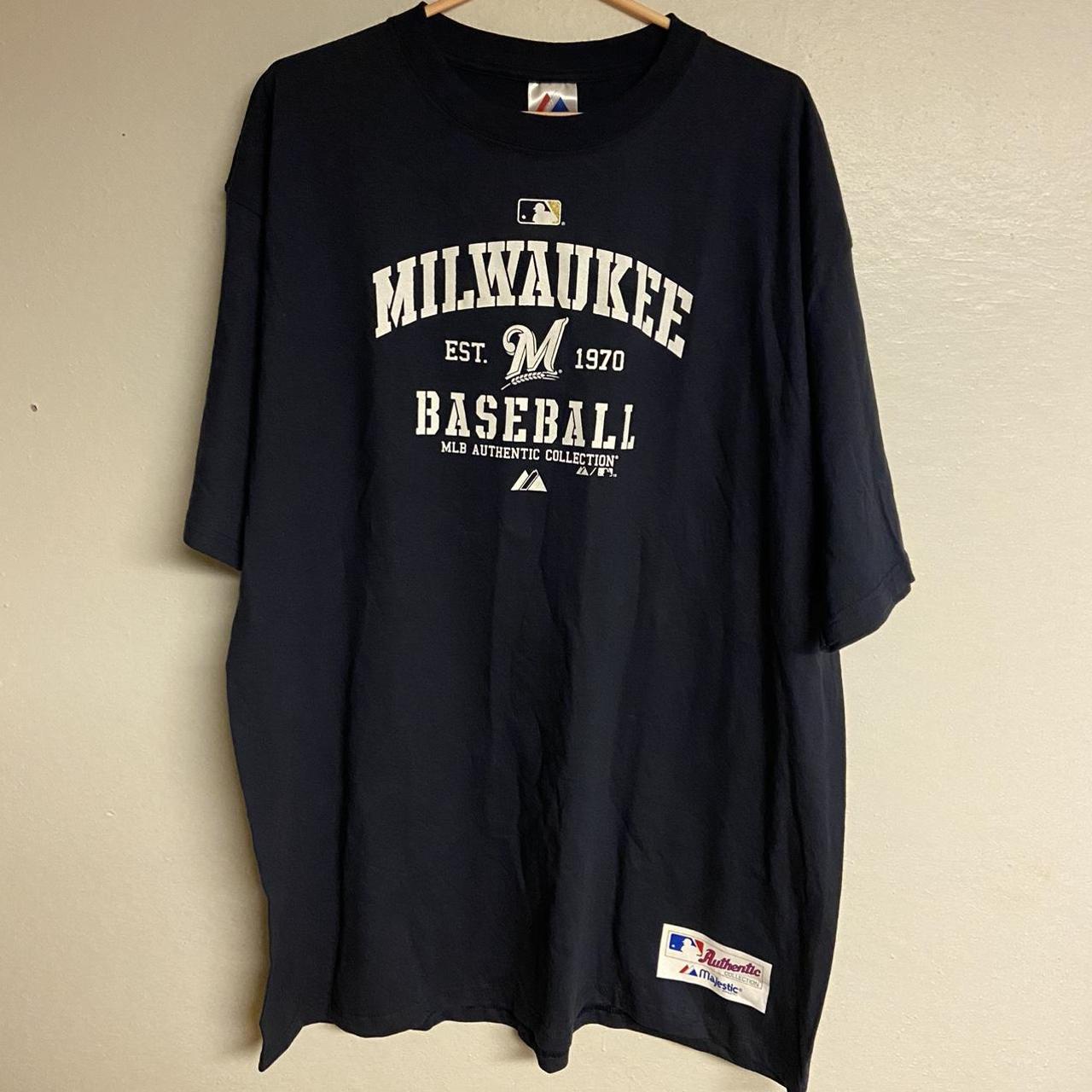 Vintage Milwaukee Brewers T Shirt Milwaukee Brewers MLB 