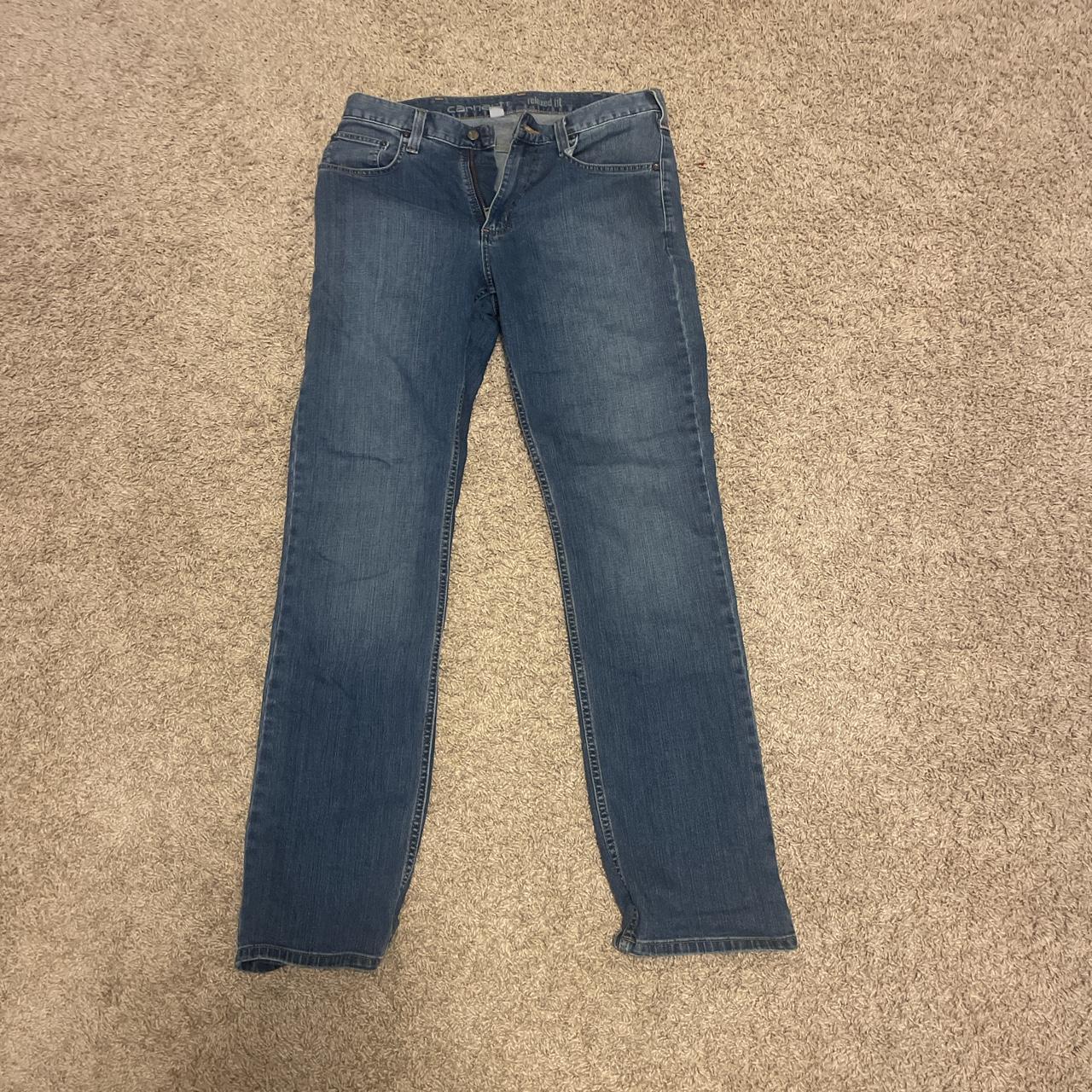 Carhart rugged flex relaxed fit jeans. Straight fit.... - Depop