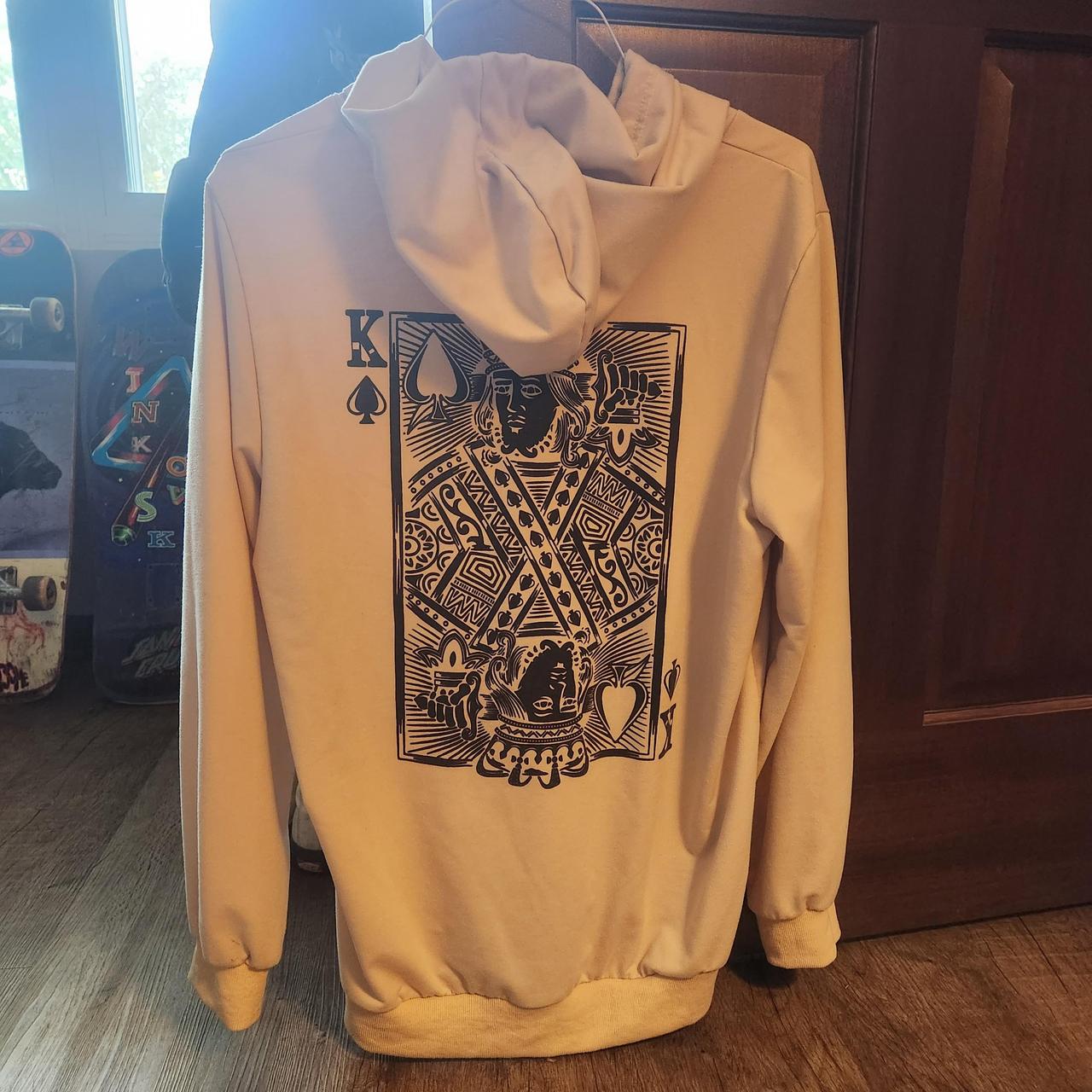 Shein King of Spades Hoodie Fits Like a... Depop