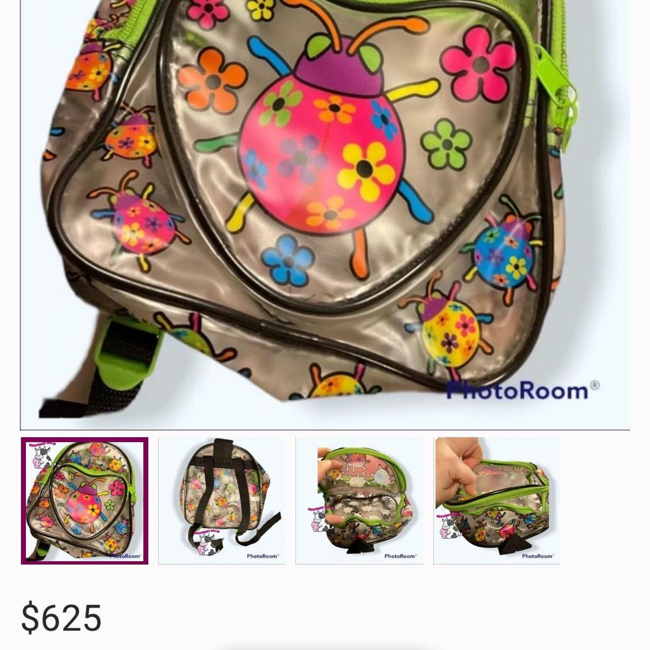 Extremely rare ladybug Lisa frank backpack!! | Depop