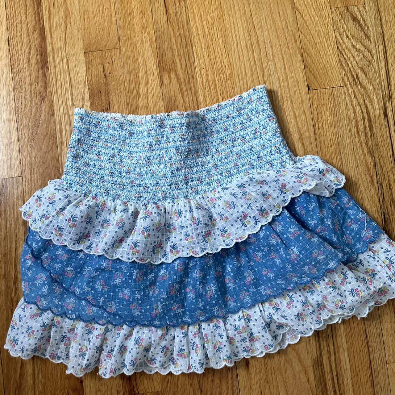 Limited Edition Love Shack Fancy Skirt Ruffled Worn Depop 