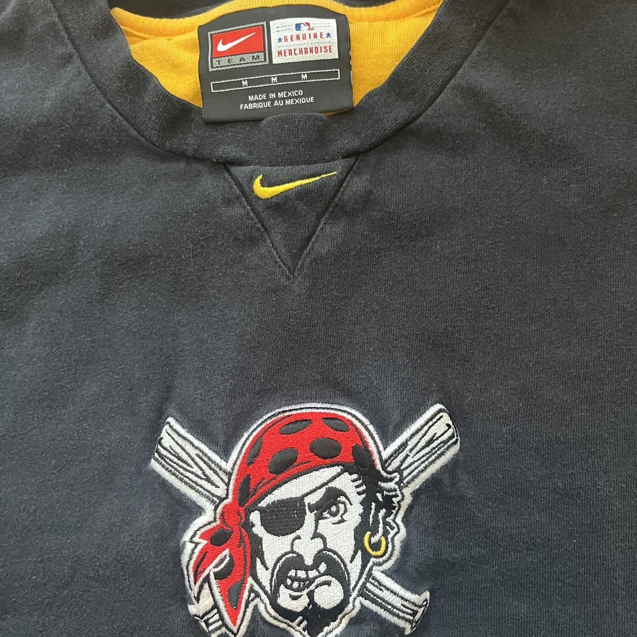 Vintage Nike Dri fit Pittsburgh pirates shirt Sz M - Depop