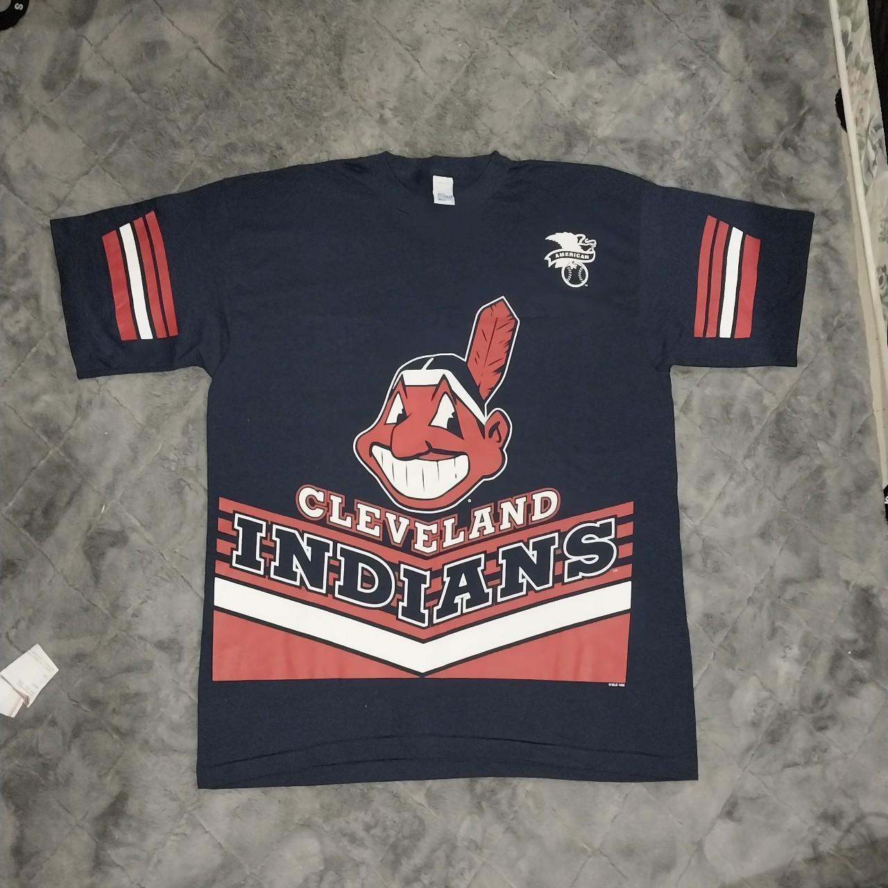 Cleveland Indians jersey. Youth XL. Will fit a - Depop