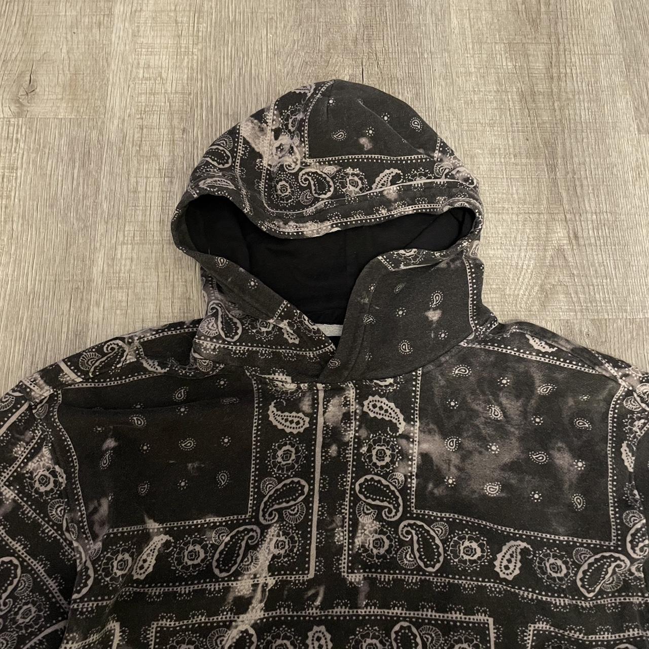 Black bandana hoodie best sale