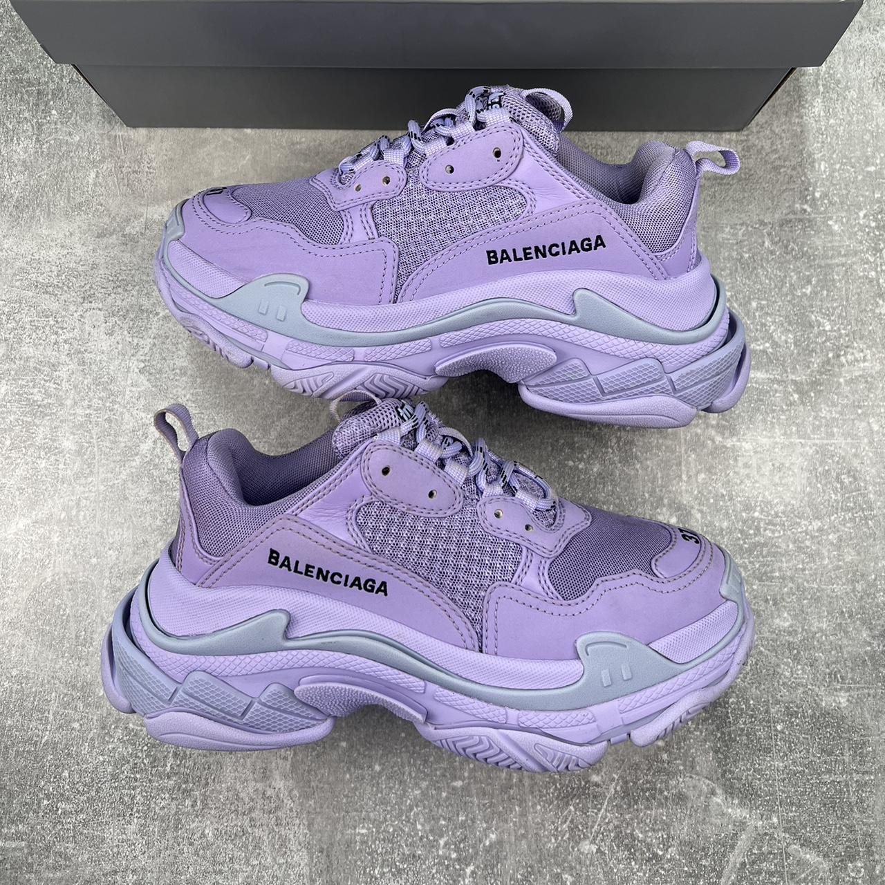 balenciaga arena high womens purple