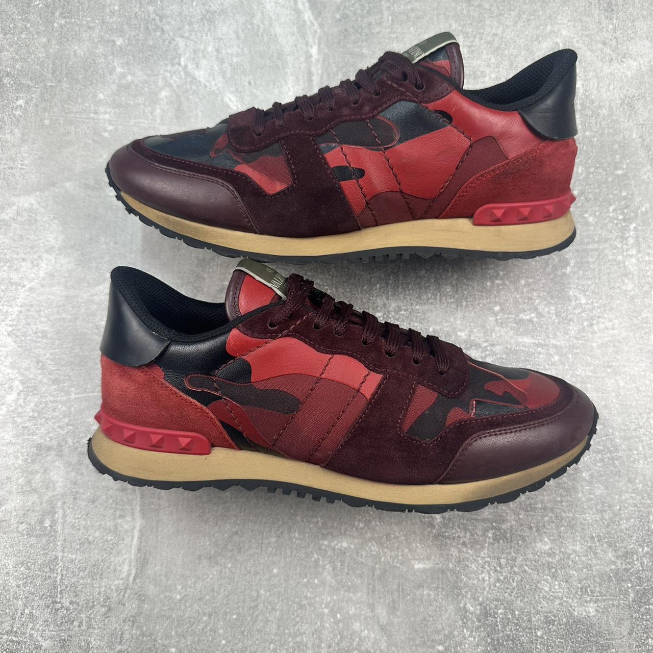 Valentino trainers red on sale camo